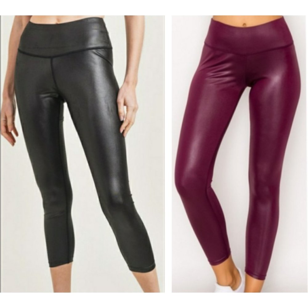 High Waist Matte Shine Leggings